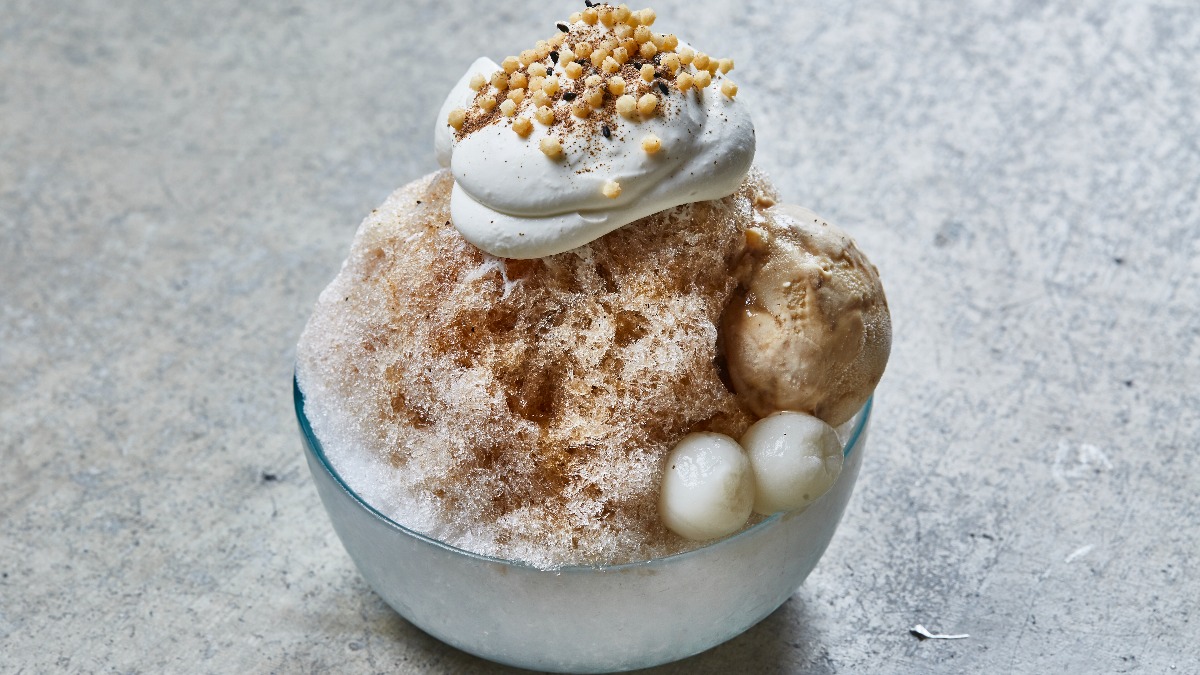 日乃出製氷の純氷かき氷！古都華や月ヶ瀬ほうじ茶味も♪【LA TERRASSE ALL DAY DINING｜奈良市】