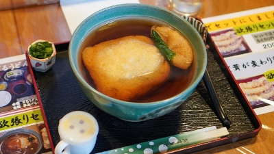 斬新すぎるきつねうどん！逆転発想から生まれた奈良名物｢巾着きつね｣【麺闘庵/奈良市】