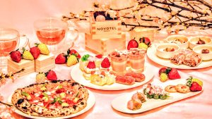 「苺と桜」が奏でる春のアフタヌーンティー。『ノボテル奈良』で心華やぐひとときを【奈良市】