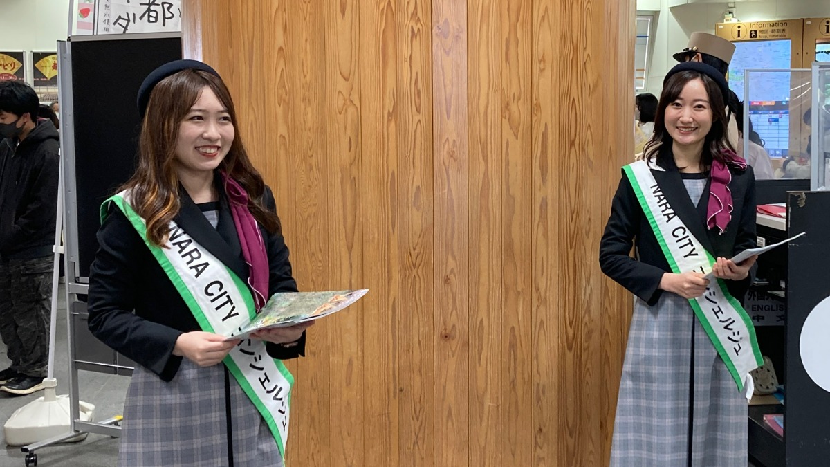JR奈良駅で地産品・沿線の観光PRイベントを開催　「食べごろの梨」「県内産の銘酒」の販売もあり