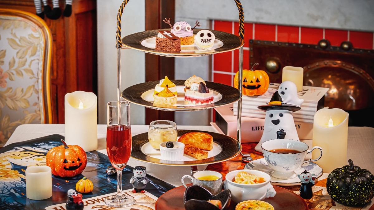 奈良ホテルで大人のハロウィン！秋の味覚満載のアフタヌーンティーを堪能