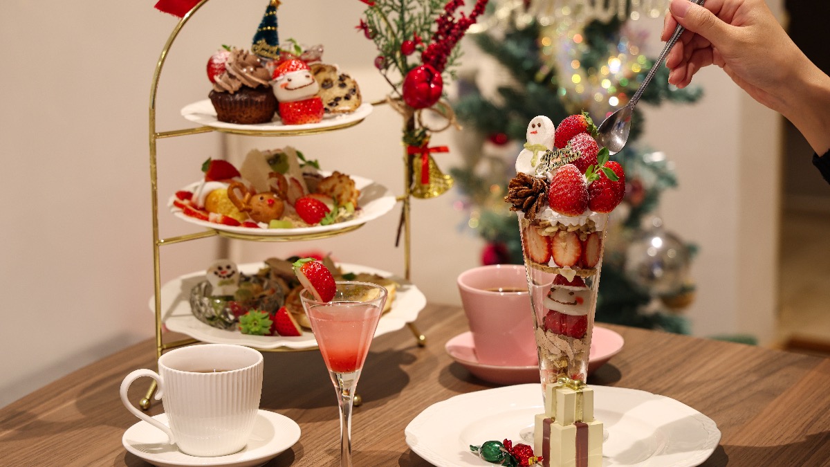 奈良市で苺のご褒美時間。『NiCO158cafe』の可愛すぎるXmasアフタヌーンティー！