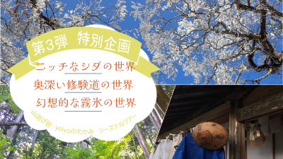 【特別企画】第３弾！！ニッチなシダの世界／奥深い修験道の世界／幻想的な霧氷の世界をのぞいてみよう！