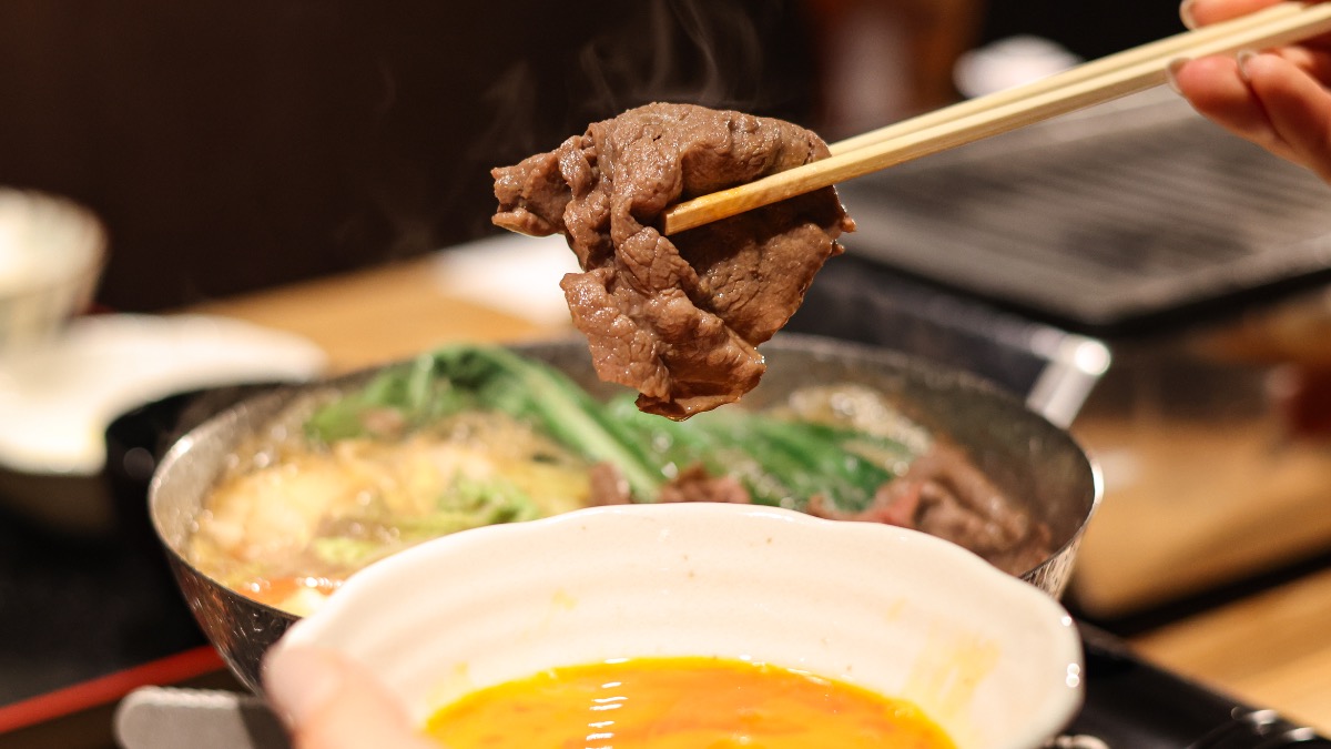 ハラミ名店が魅せる！とろける「神戸牛」すき焼きランチ【北新地はらみ 新大宮店】