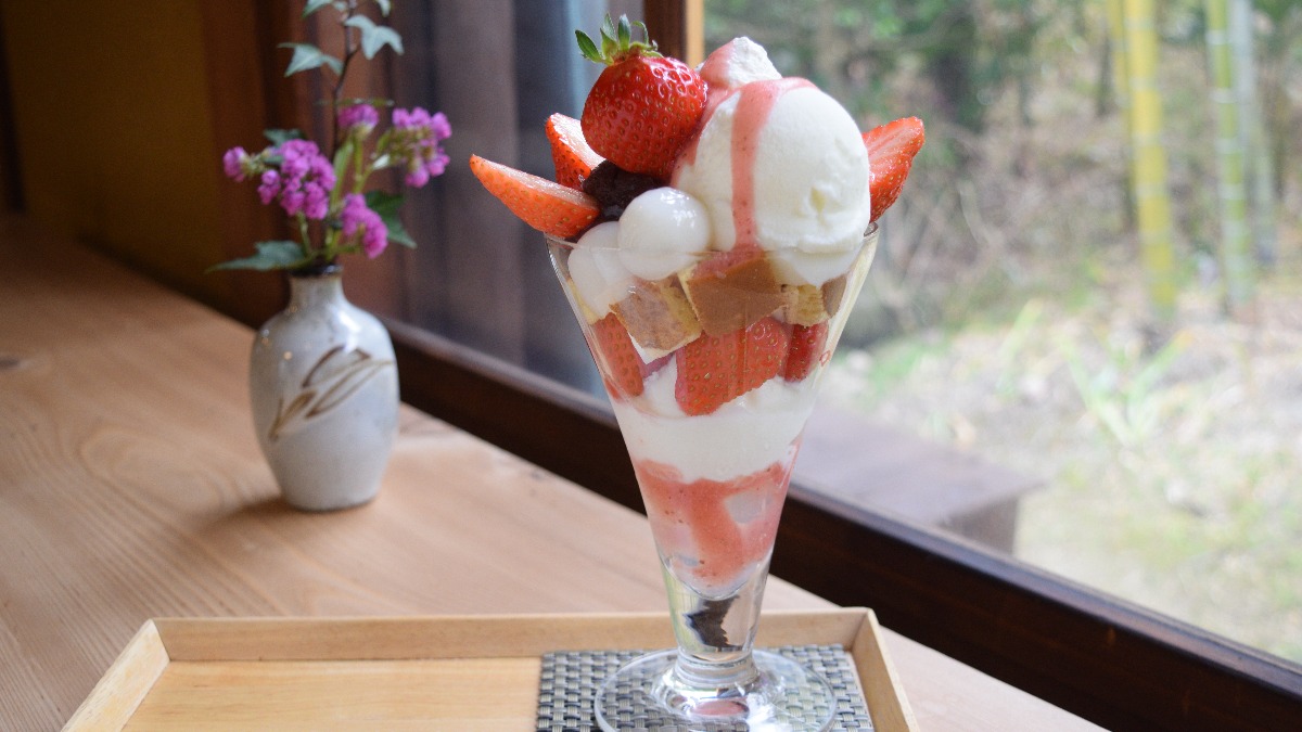 計算された「和と洋のバランス」が味わえる奈良のいちごスイーツ【みやけ 旧鴻池邸表屋｜奈良市】