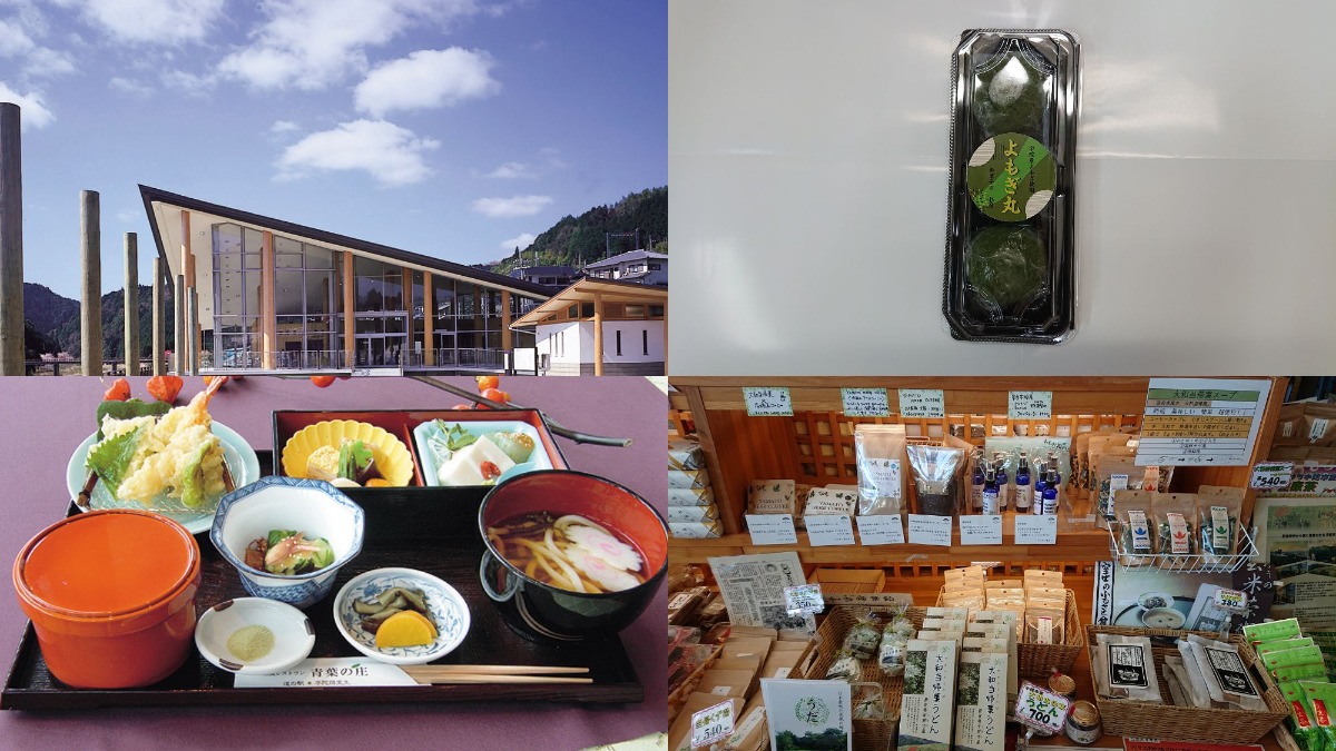 伊勢街道の宿場街として繁栄した土地で、地元野菜や大和当帰を使ったアイテムをゲット【道の駅 宇陀路室生｜宇陀市】