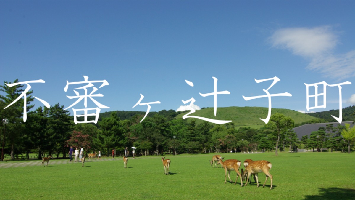 【不審ヶ辻子町】この地名読めますか？奈良の難読地名