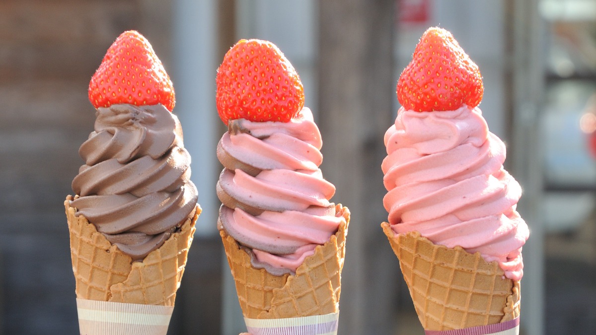 【2024】バレンタインもいちご！明日香村道の駅のいちごソフト＆ショコラソフト｜