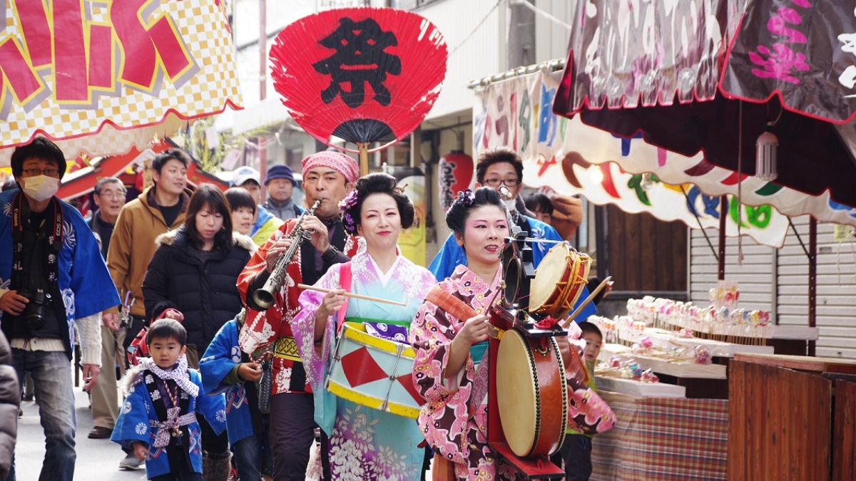 奈良県下三大えびす祭り、奈良県下市町の「初市」開催！商売繁盛を願う活気あふれるお祭りを楽しもう！