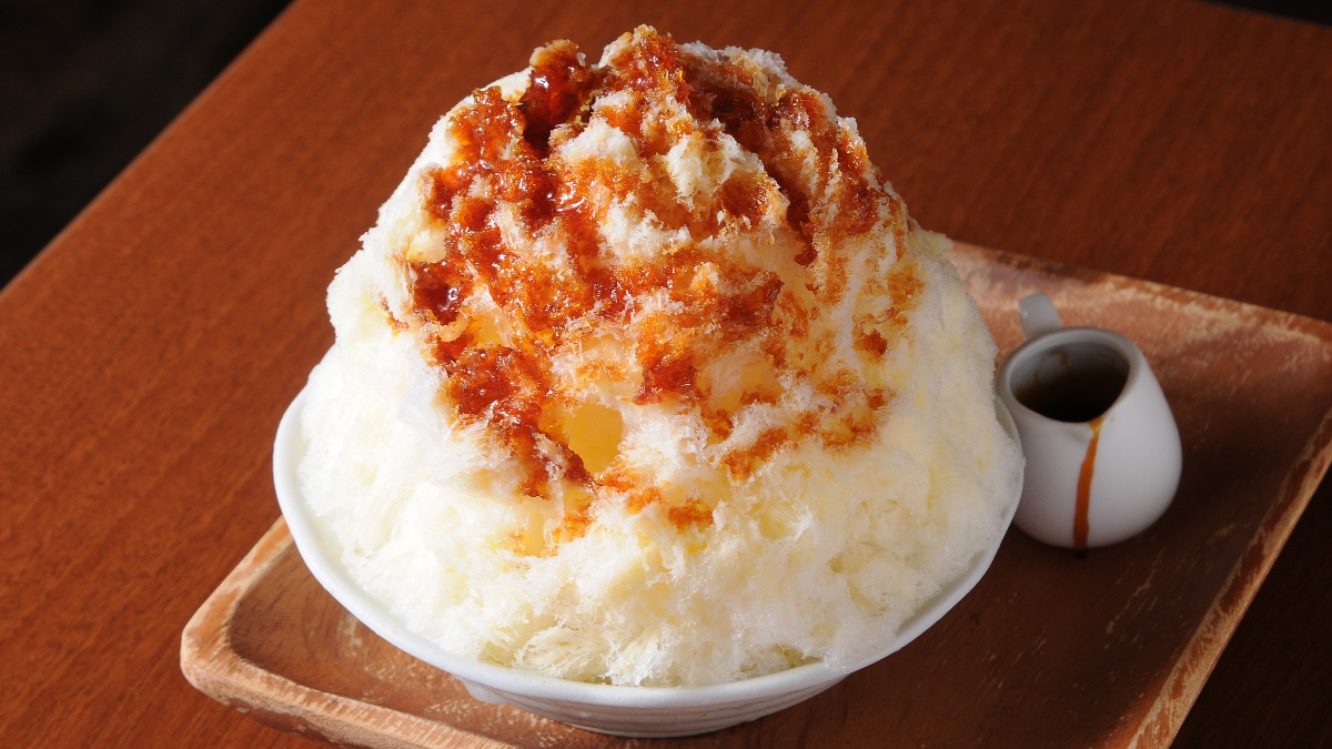 自家製プリンが入った、満足度◎かき氷【CAFE Luce｜奈良市】