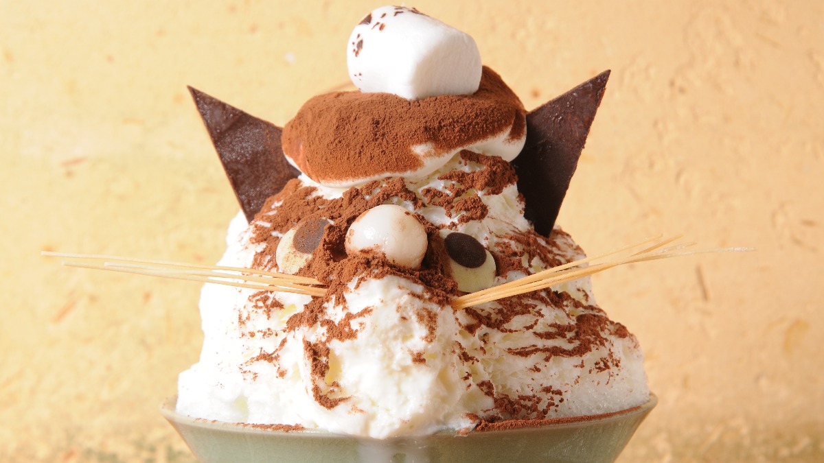 奈良おしゃれカフェの猫かき氷【FLUKE｜奈良市】