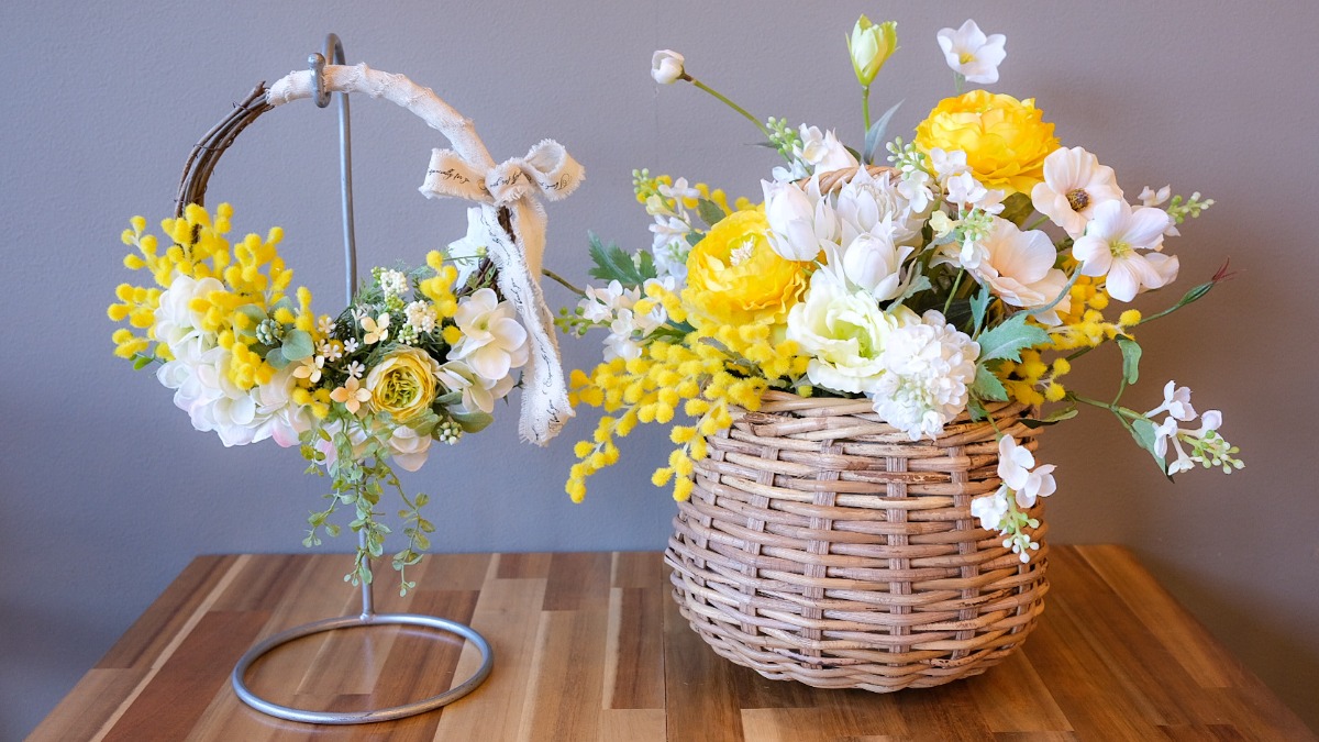 生活に春の彩りを。フラワーアレンジメント体験【HUGTERRE FLOWER/奈良市】