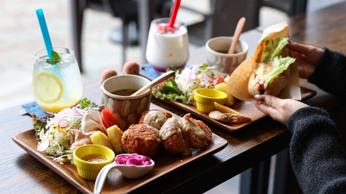 奈良県橿原市でペットとカフェはいかが？古墳群公園近くの絶品ホットドッグ | OTENKIテラス（お天気テラス）