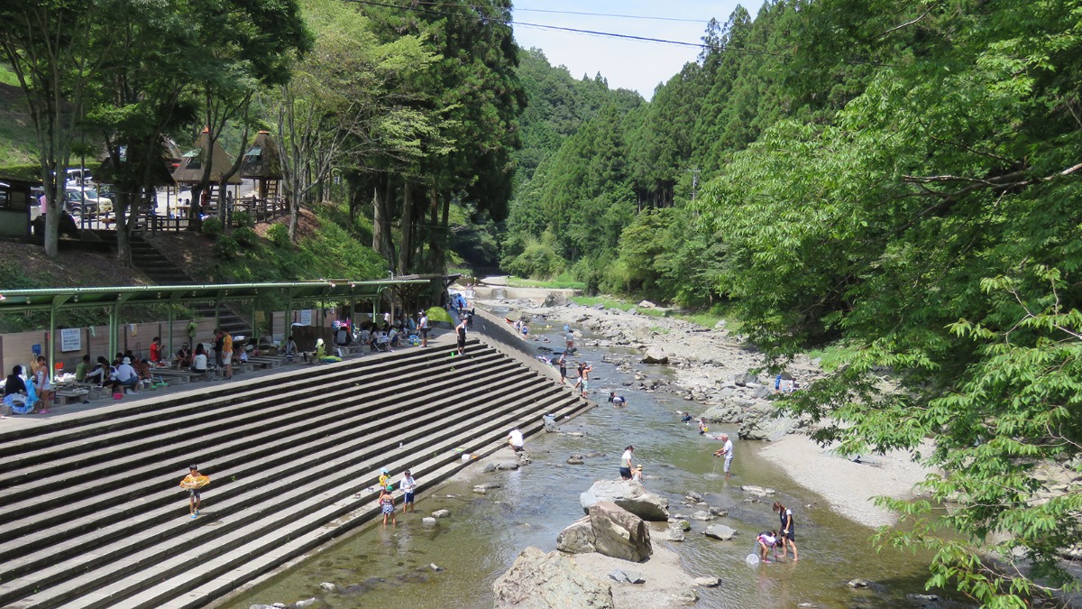 【水あそびスポット】下市町森林公園やすらぎ村