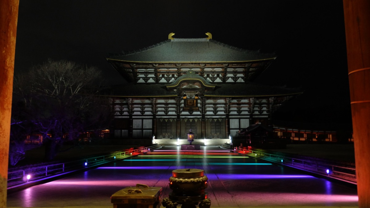【2024なら瑠璃絵・夜間特別参拝】奈良公園一帯で「幻想的な光」の演出！