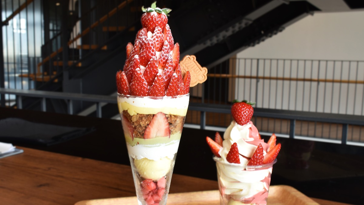 【2025】道の駅レスティ唐古・鍵の『贅沢いちごパフェ極』が今年もパワーアップして登場！