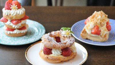 吉野山にある風情あるカフェでいちごスイーツタイム【岩仁庵静櫻/吉野町】