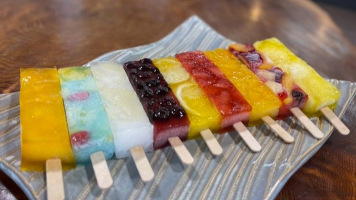 老舗和菓子店が作る、見た目も涼しげな新食感「葛バー」【今西誠進／明日香村】