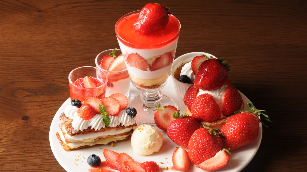 近鉄百貨店奈良で味わう豪華いちごプレート【フルフルール近鉄奈良｜奈良市】