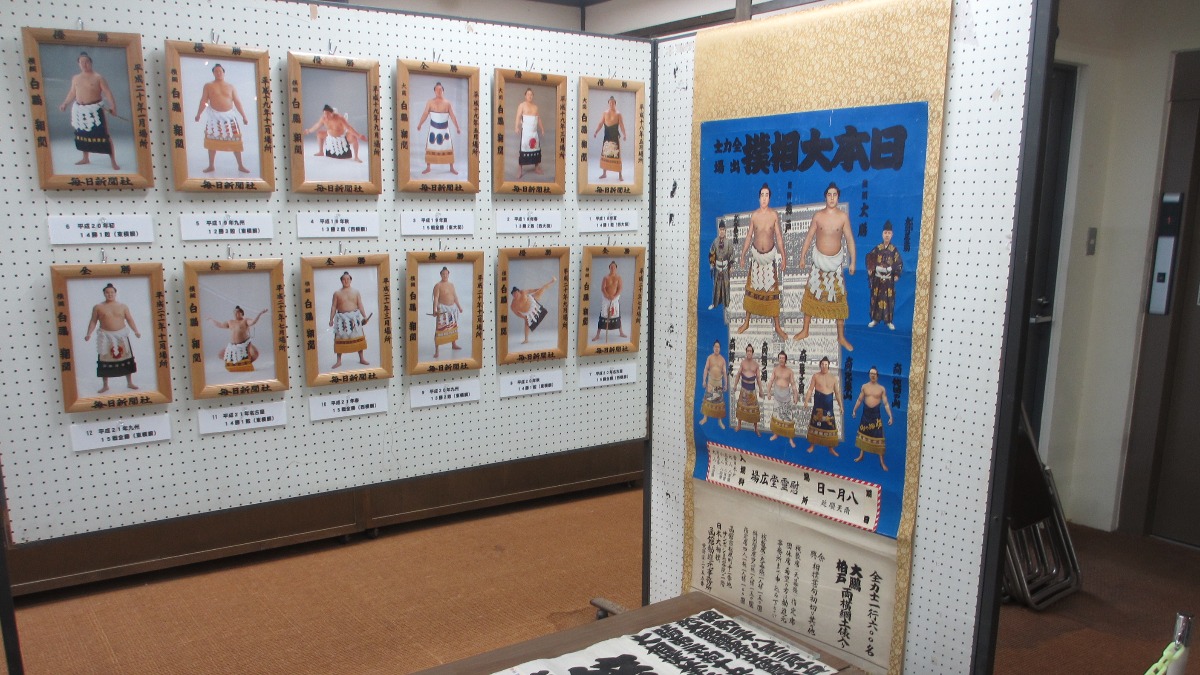 相撲館企画展「強豪力士展」開催【葛城市】