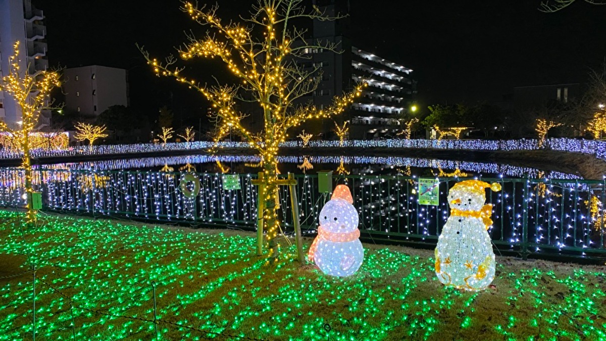 【奈良イルミネーション2022】県下最大級のイルミネーション！天理市光の祭典2022