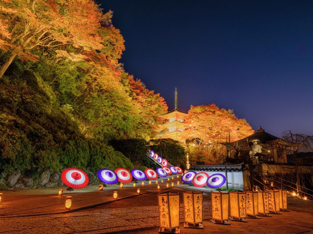 岡寺ライトアップ
